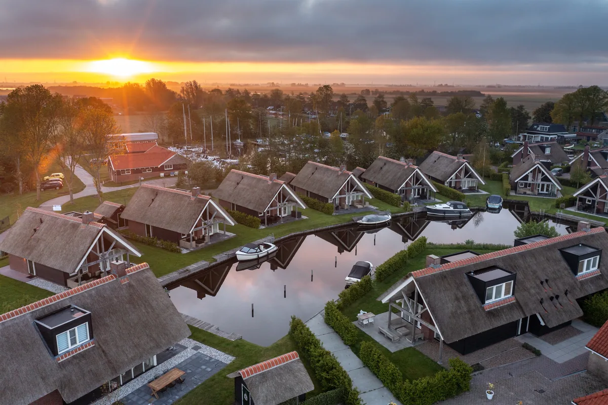 Vakantiepark Waterpark Terkaple in Friesland